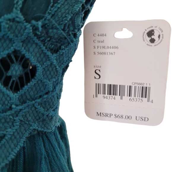 Free People Adella Cami in Teal•S - Picture 11 of 12